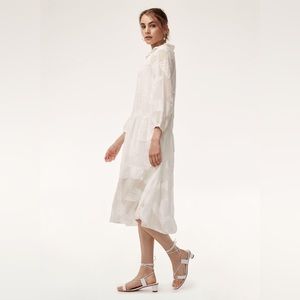 Wilfred dress, black floral print size Medium